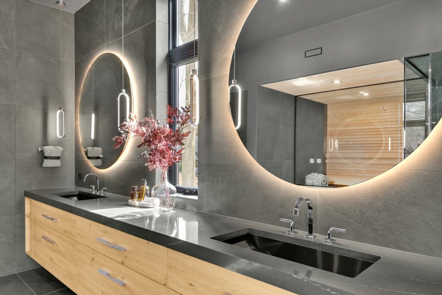 Primary Suite Vanity Staged